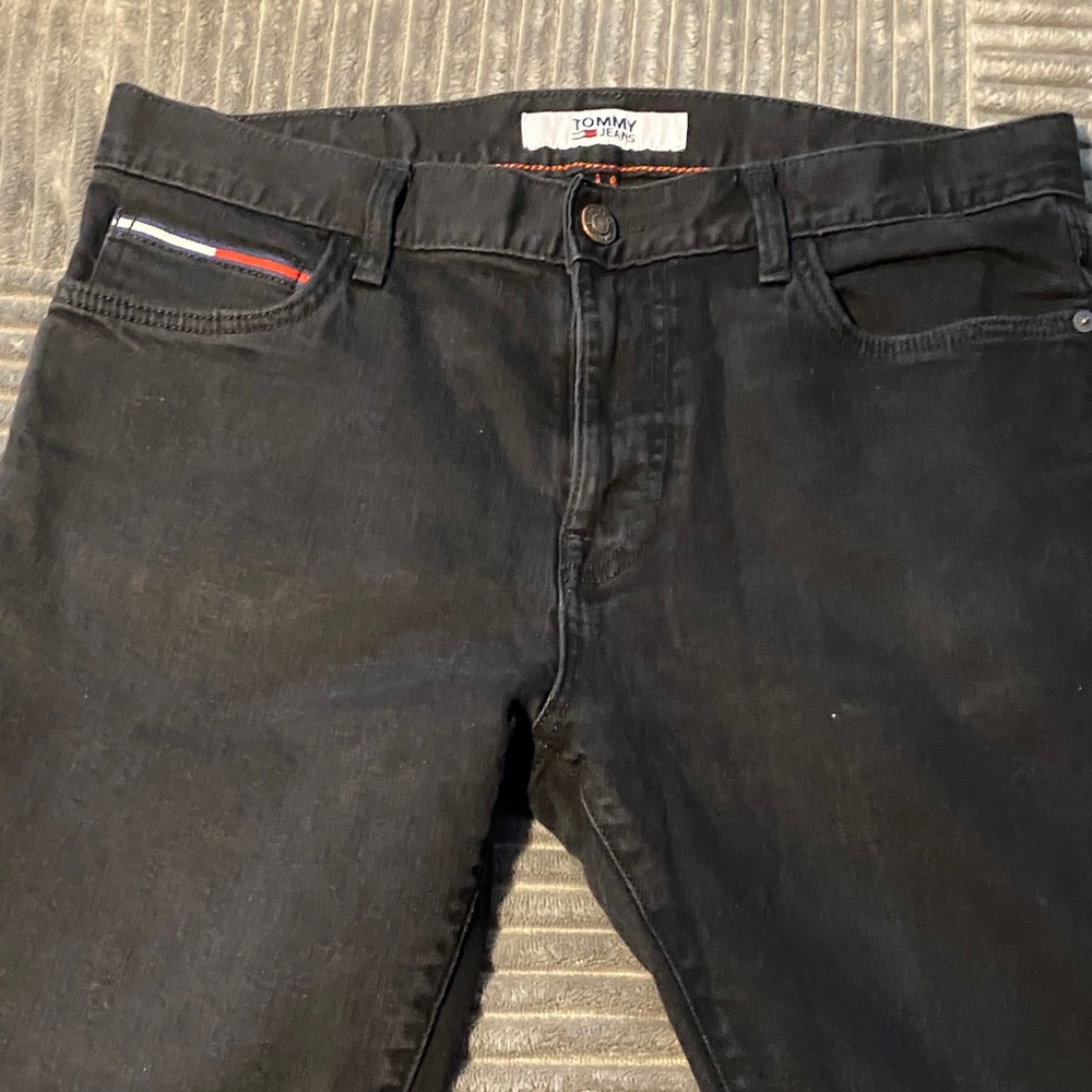 Tommy Hilfiger Men's Black Slim Jeans